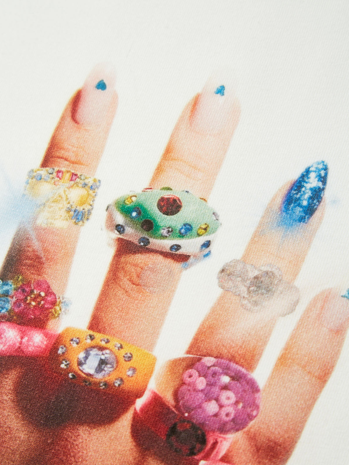 Colorful Art Bracelet and Ring baby tee