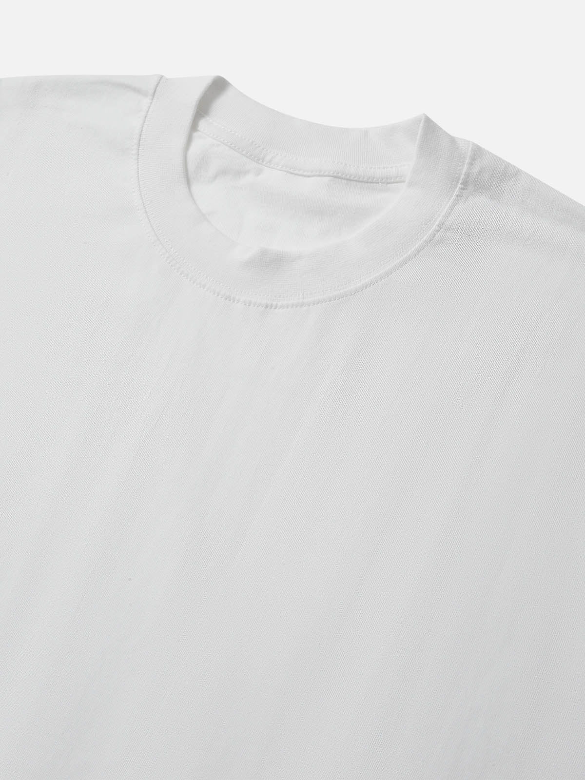 NOISSEY "HUSTLE" BLUE PAISLEY LIP GRAPHIC LONG SLEEVE - WHITE/ICE BLUE