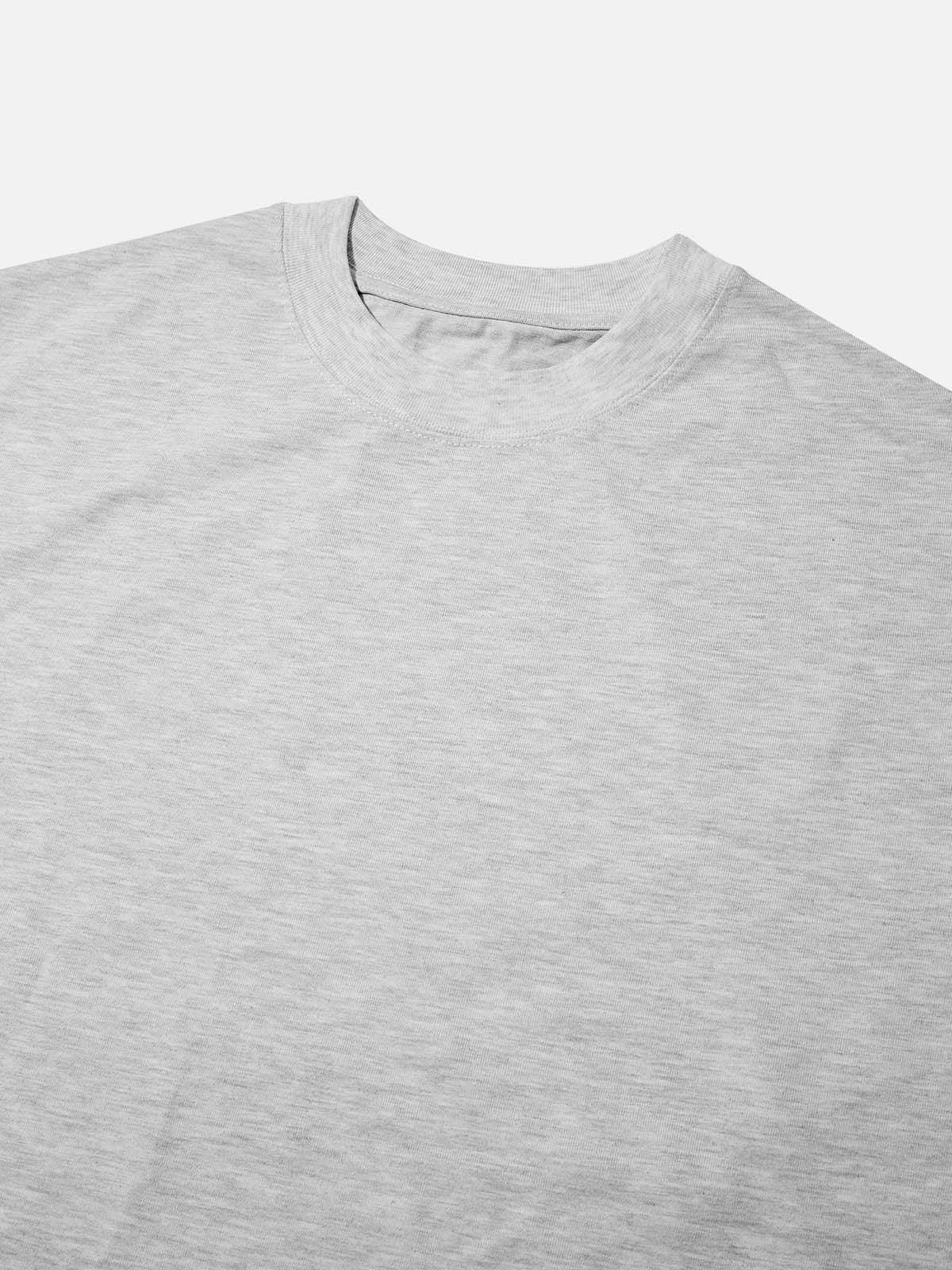 High Quality Desert Scarf Girl Print T-shirt - 310g GRAY