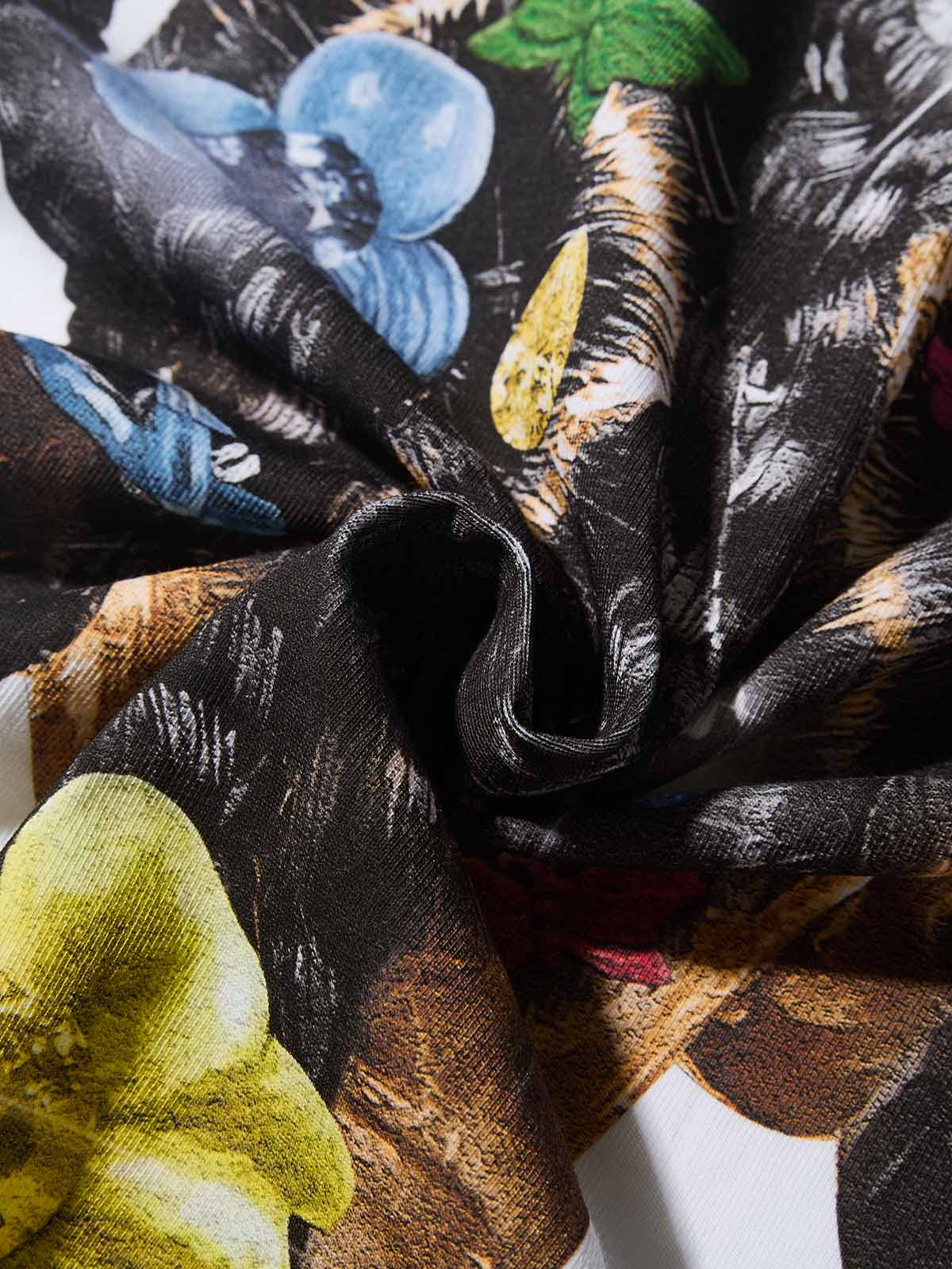 Boxy oversized T-shirt Girlish Braided Hair Art Print