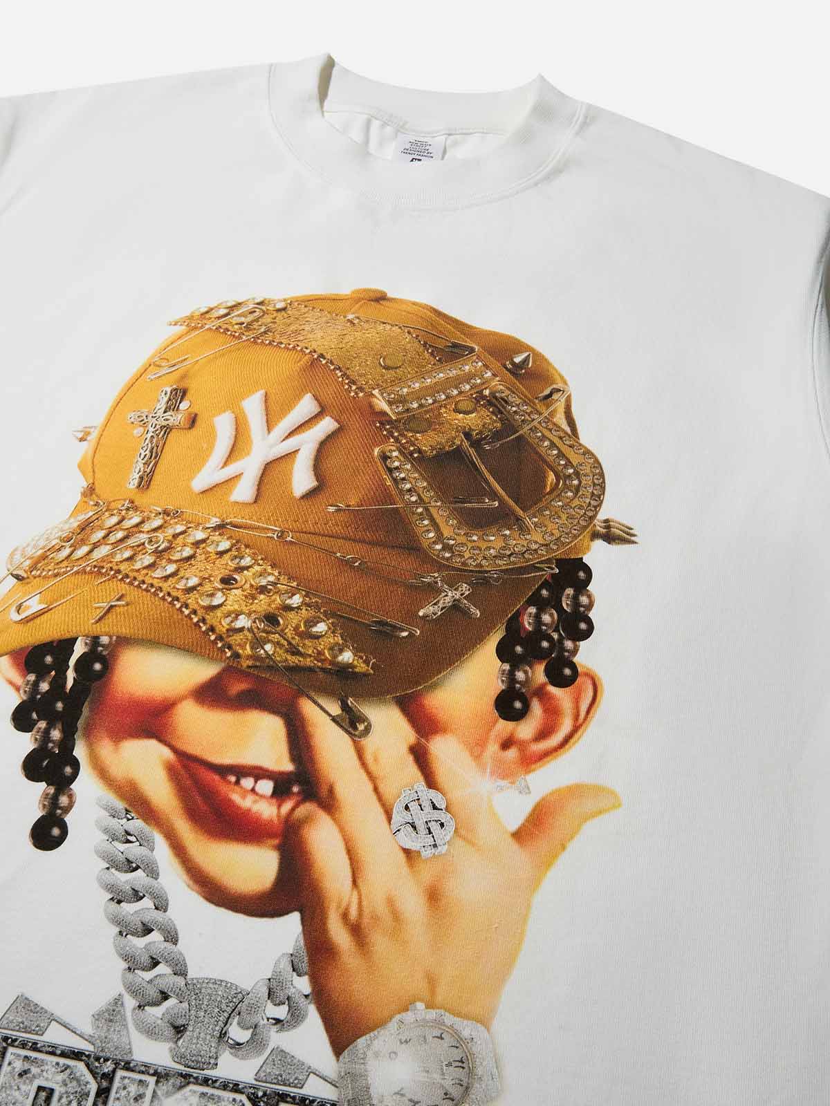 High-Quality Absolute Wealth Bad Boy Printed T-Shirt