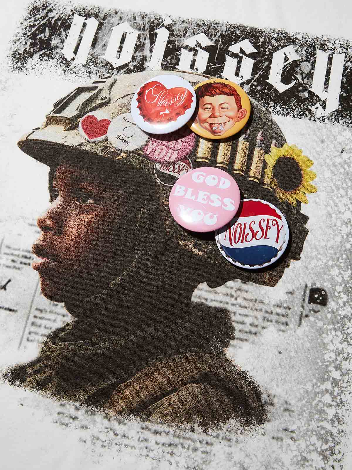 High quality Peace Over War DIY Print 350g T-shirt