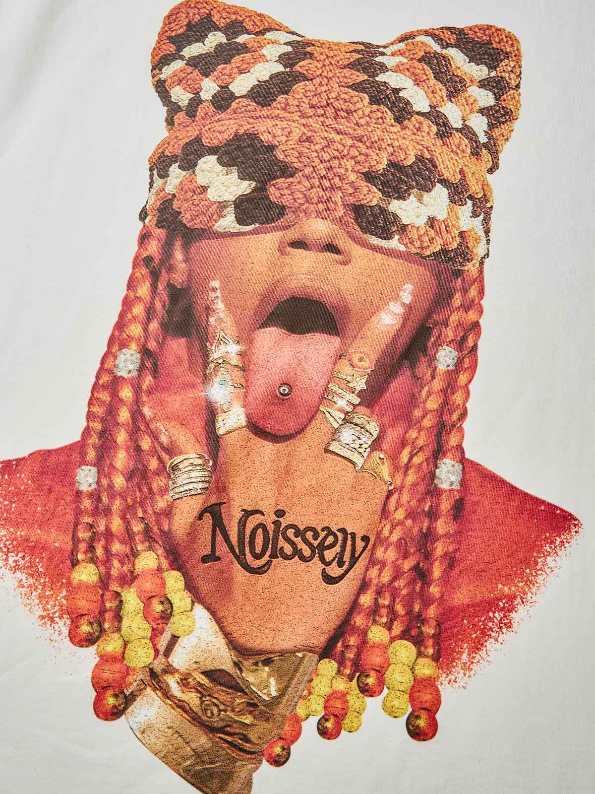 Personalized Gesture Hiphop Girl Print T-shirt