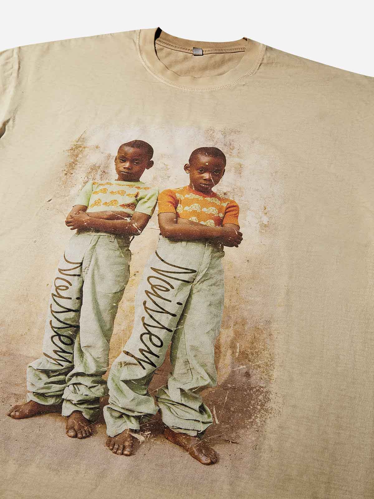 "I Am a Child of God" Distressed Watercolor Print T-Shirt