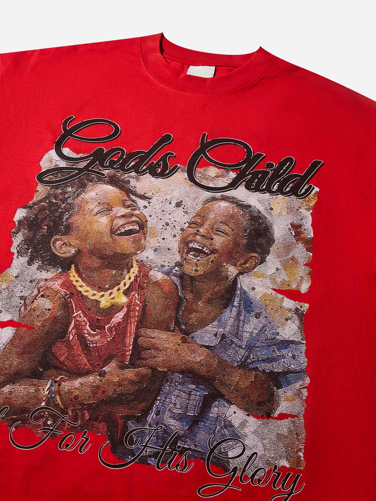 GOD'S CHILD Print T-shirt