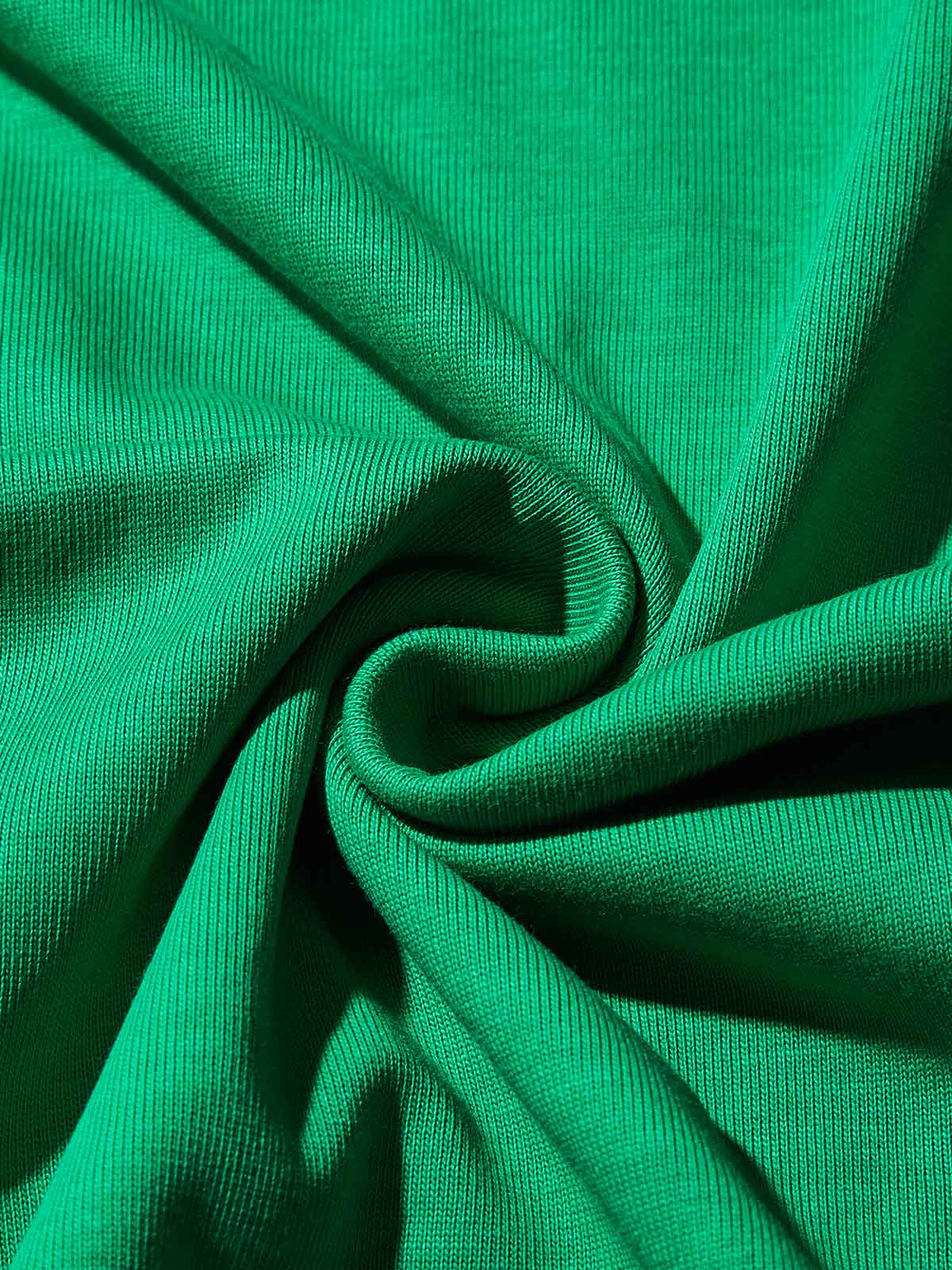 Nail Art Green Print T-shirt