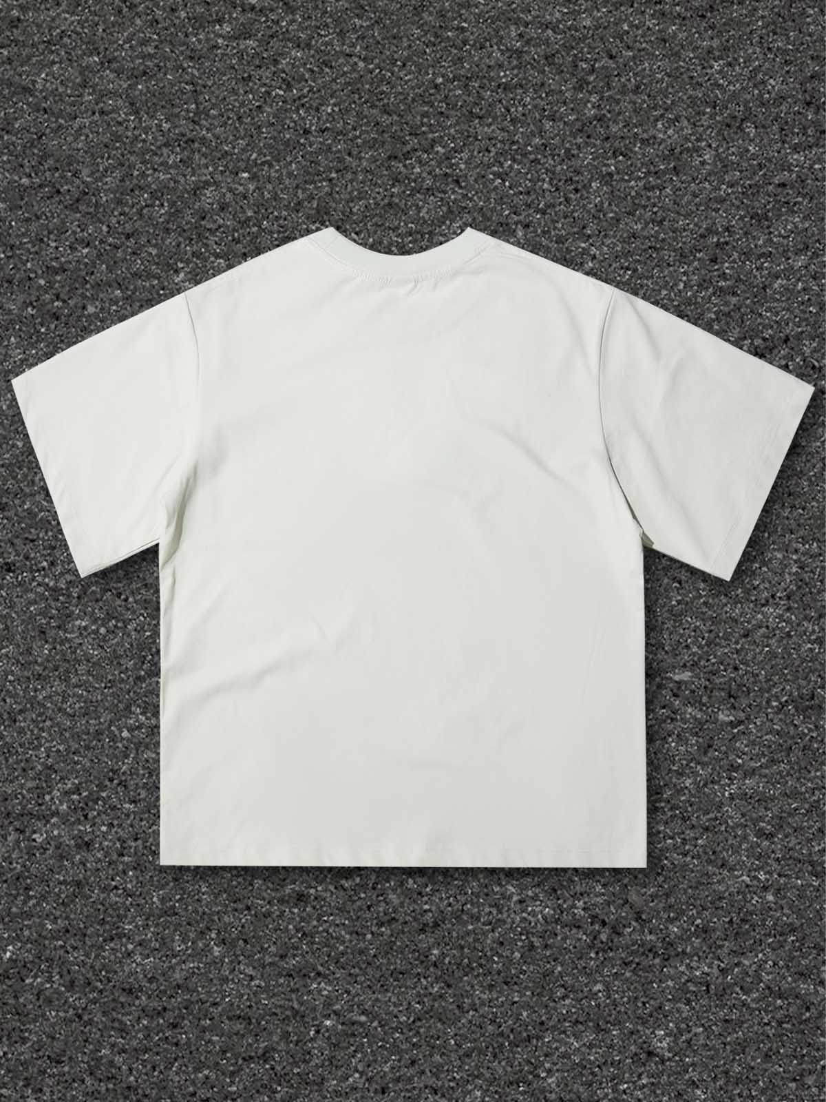 Healing Stone of Nature Logo Light Outdoor Printed T-shirt