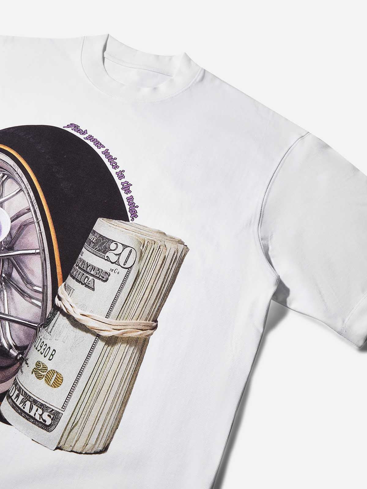 Swangas Art Collage Print T-shirt