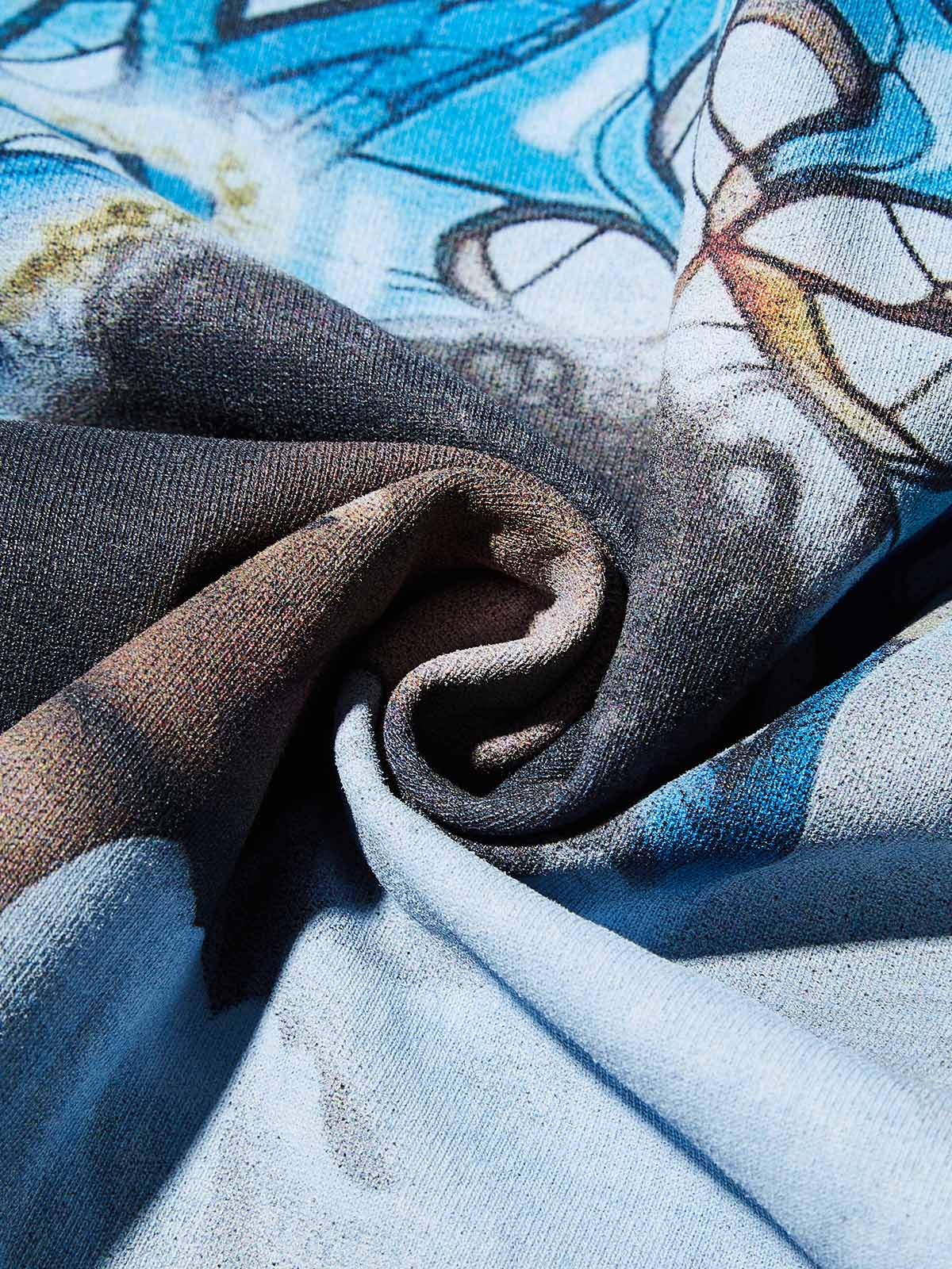 Little Angel Sleeping on Money Washed Print T-shirt