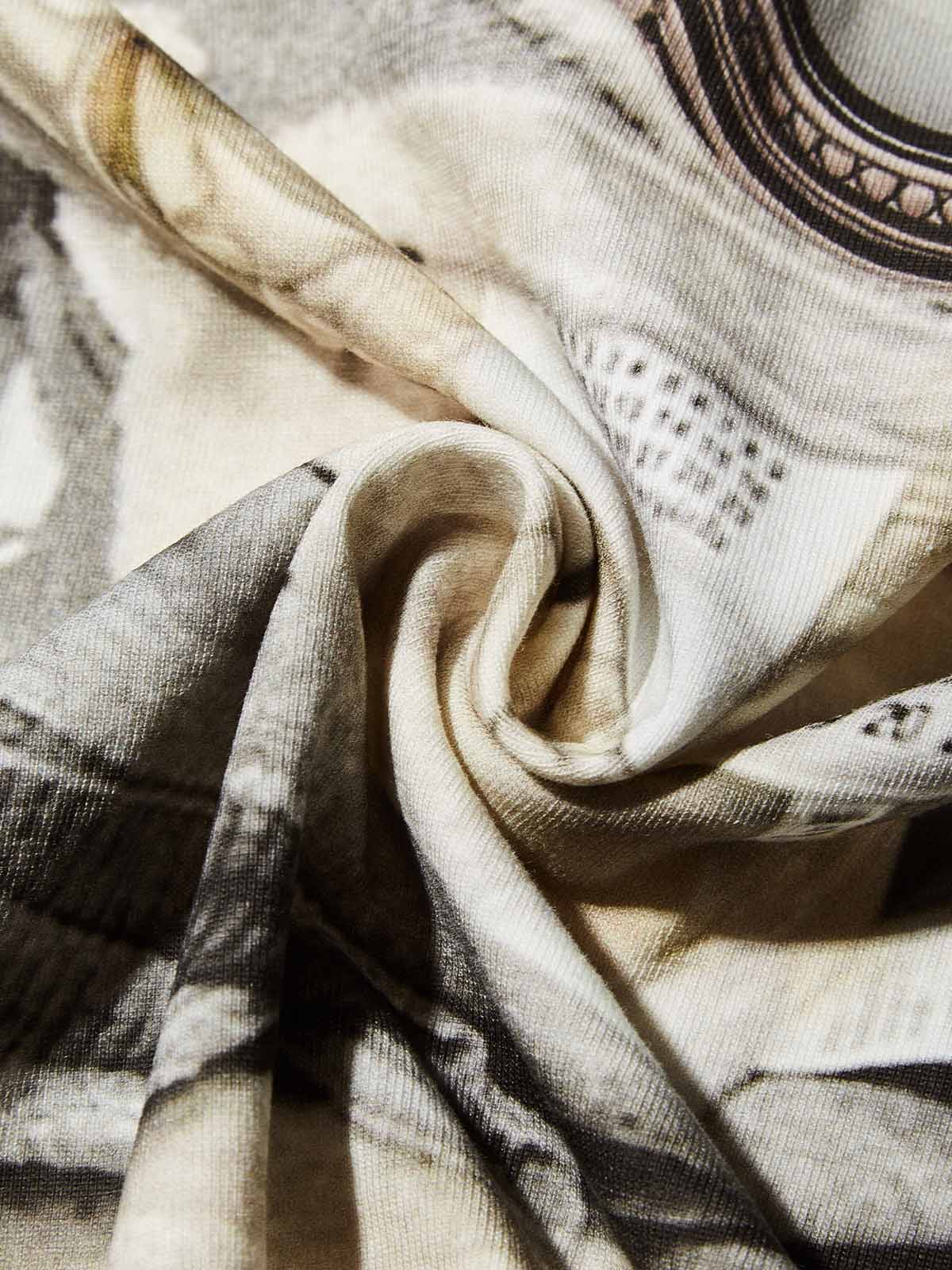 Shattered Collage Masked Print T-shirt