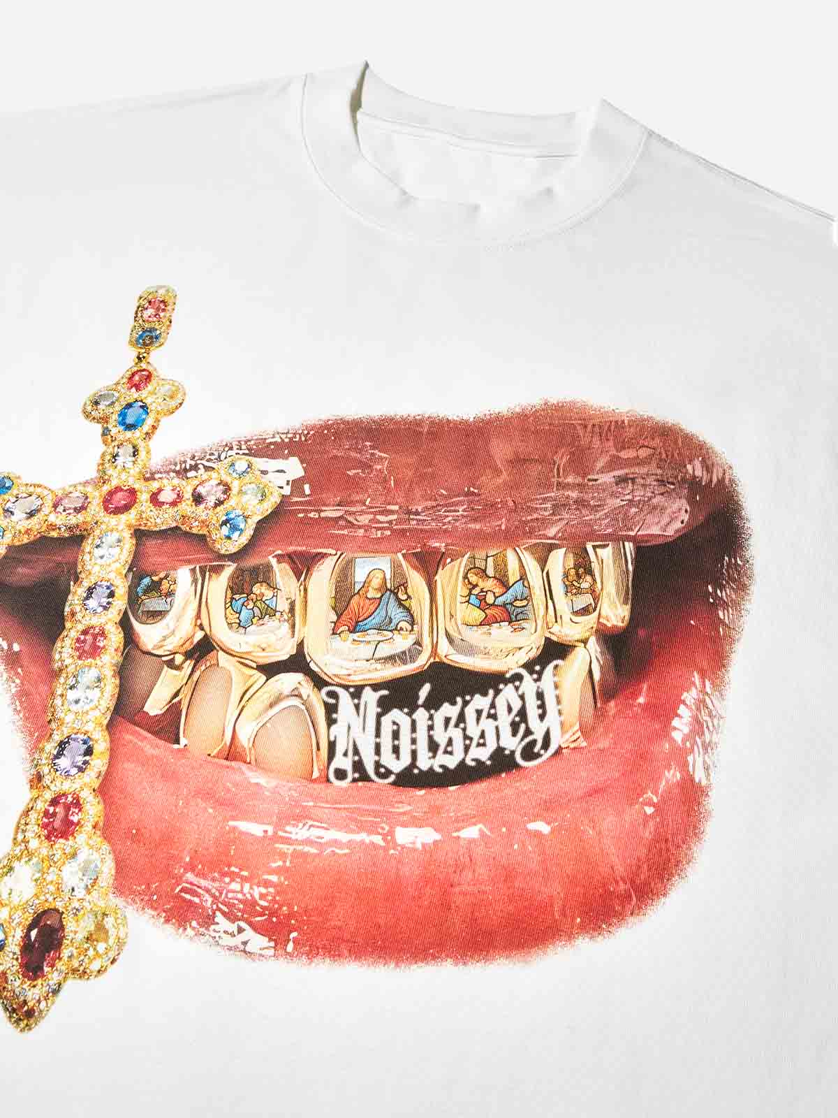 "The Last Supper" Golden Grills Print T-shirt