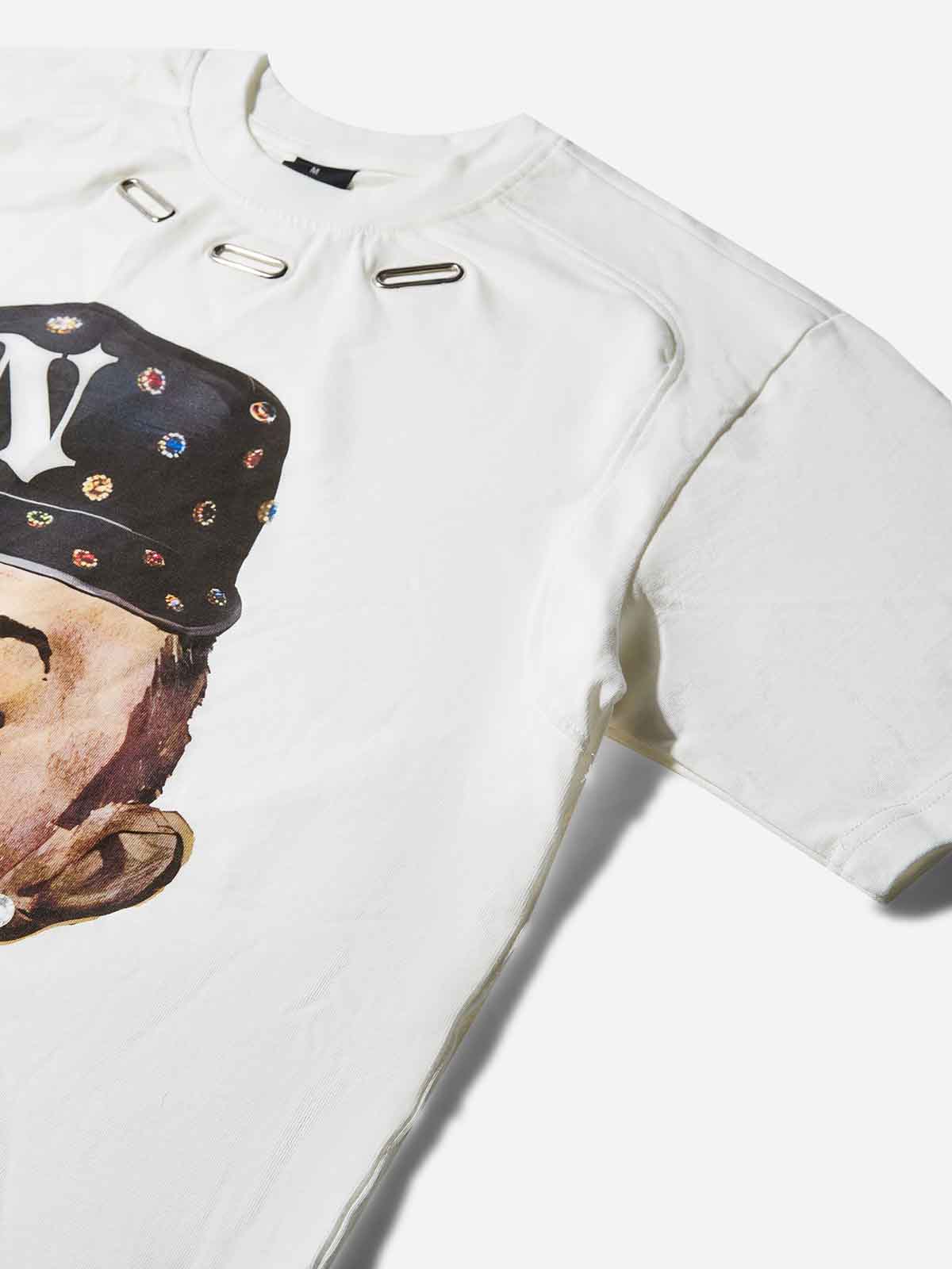 Bad Boy Watercolor Print T-shirt