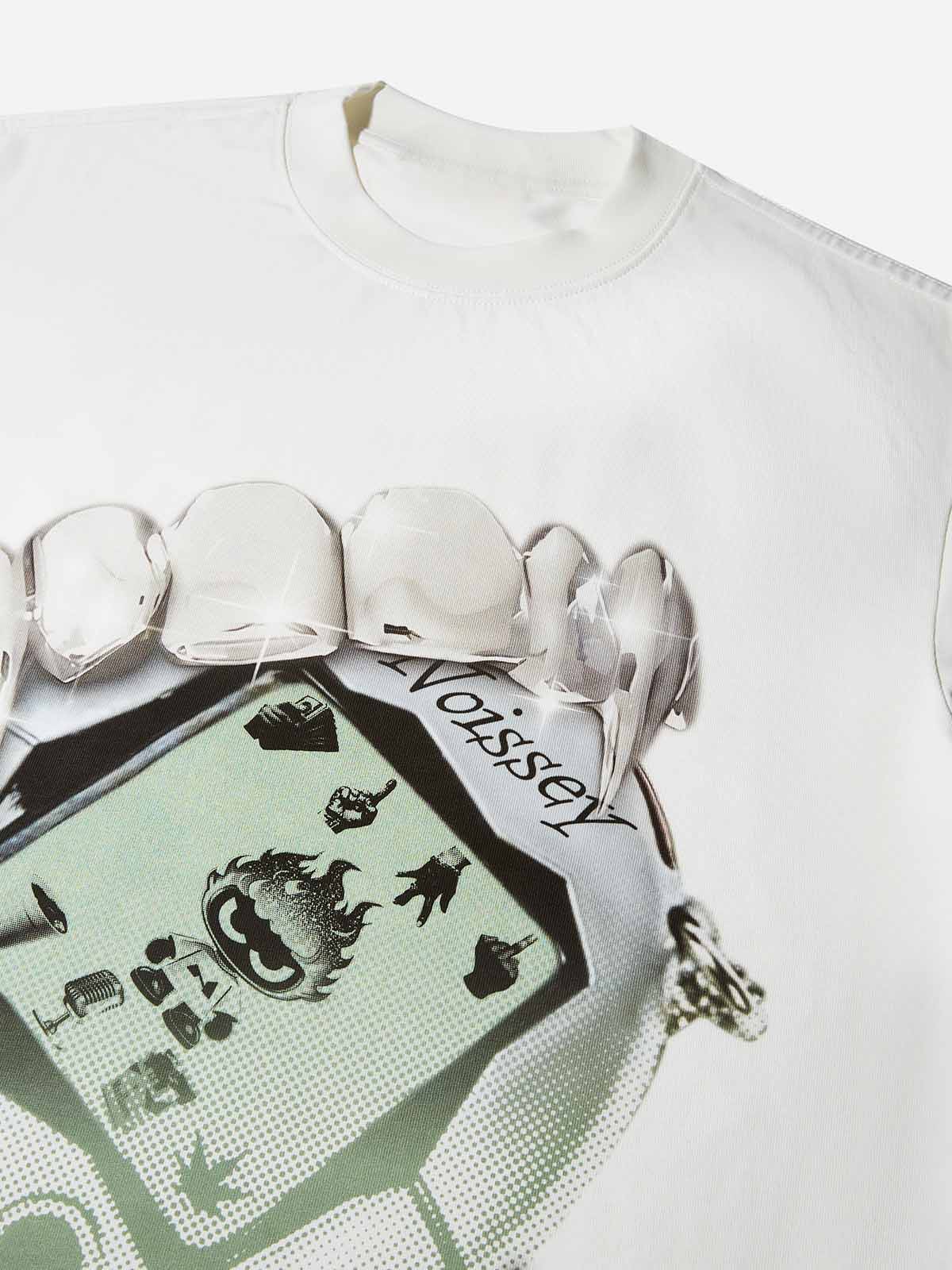 Noissey Fire man Retro Cyber Art Print T-Shirt