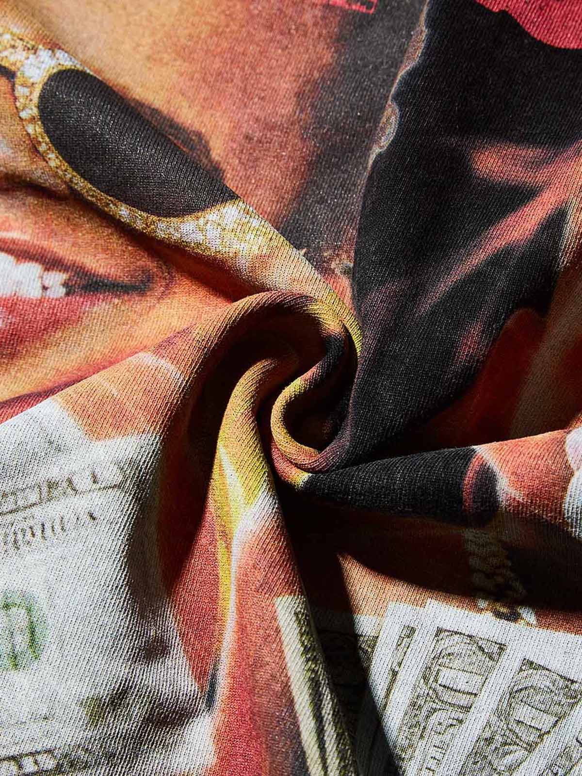 "Born a star" Washed Print T-shirt