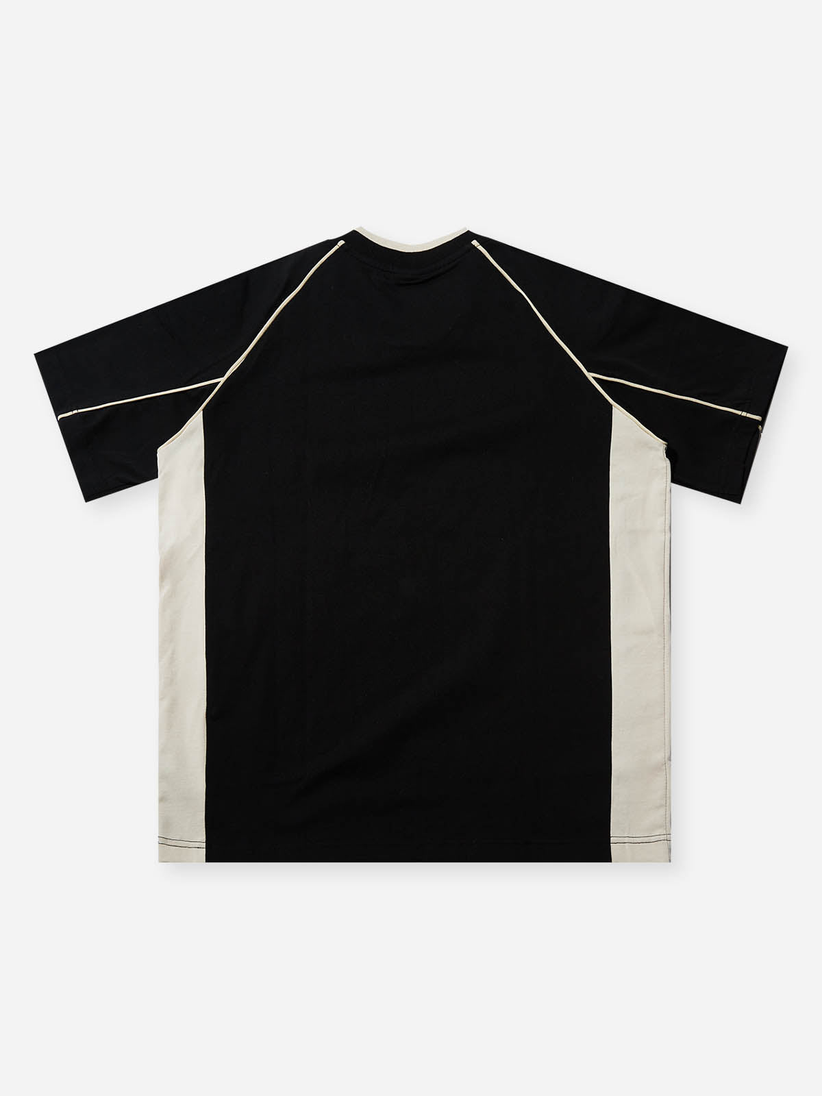 Liquid Metal Teeth Ice Cube Print Preppy Style T-shirt