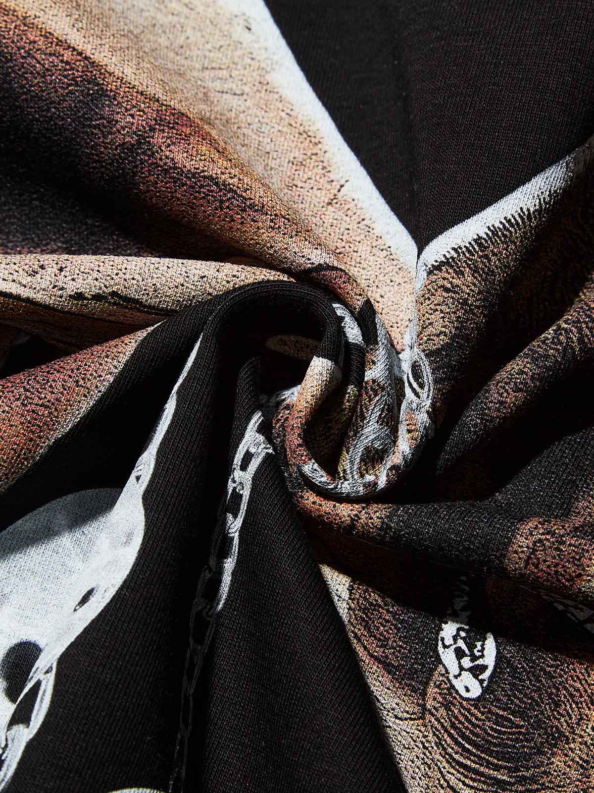 Boxy oversized T-shirt "Make a Promise" Print