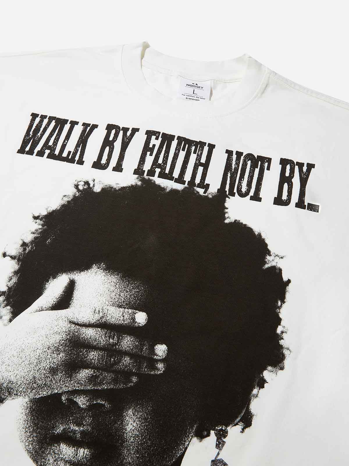 Boxy Oversized T-Shirt - Child Covering Eyes