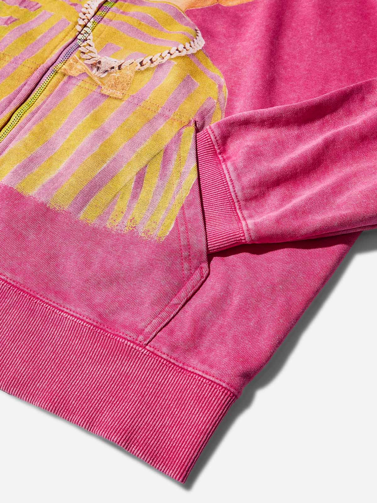 "What? me worry" Bad Boy Back Figure Print Hoodie