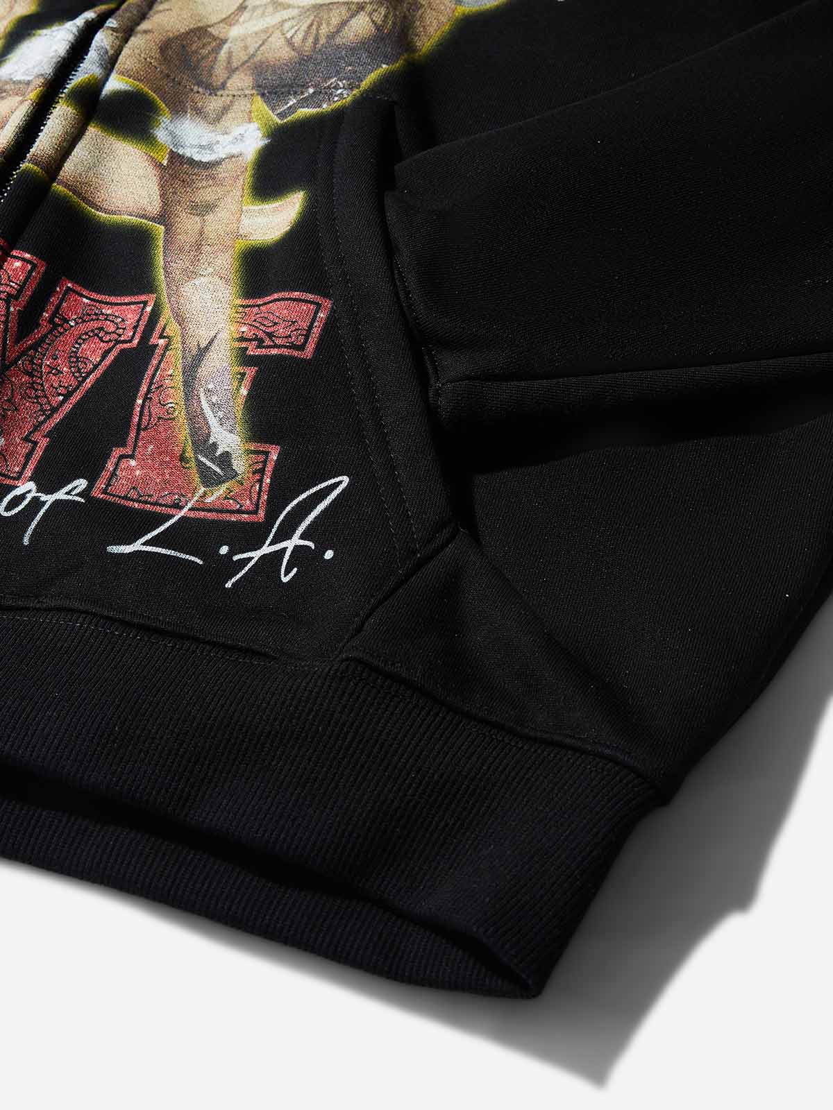 California Love! Black warm hoodie