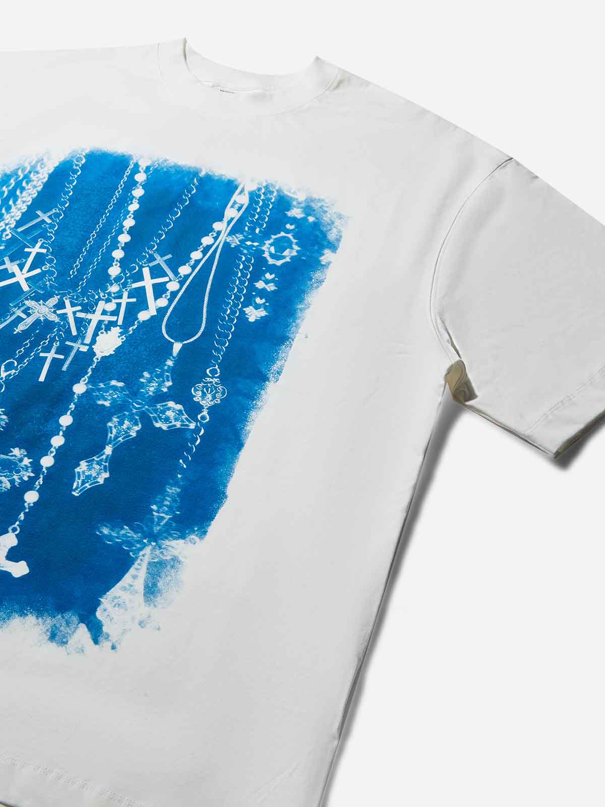 Blueprint Vintage Cross Print T-shirt