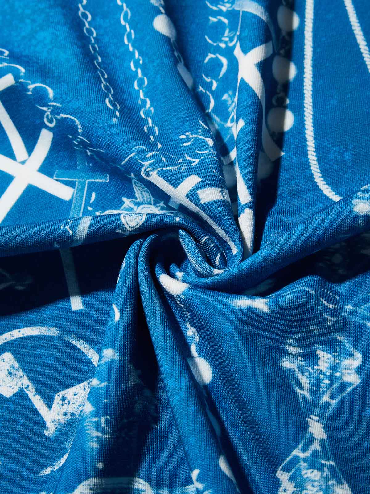 Blueprint Vintage Cross Print T-shirt