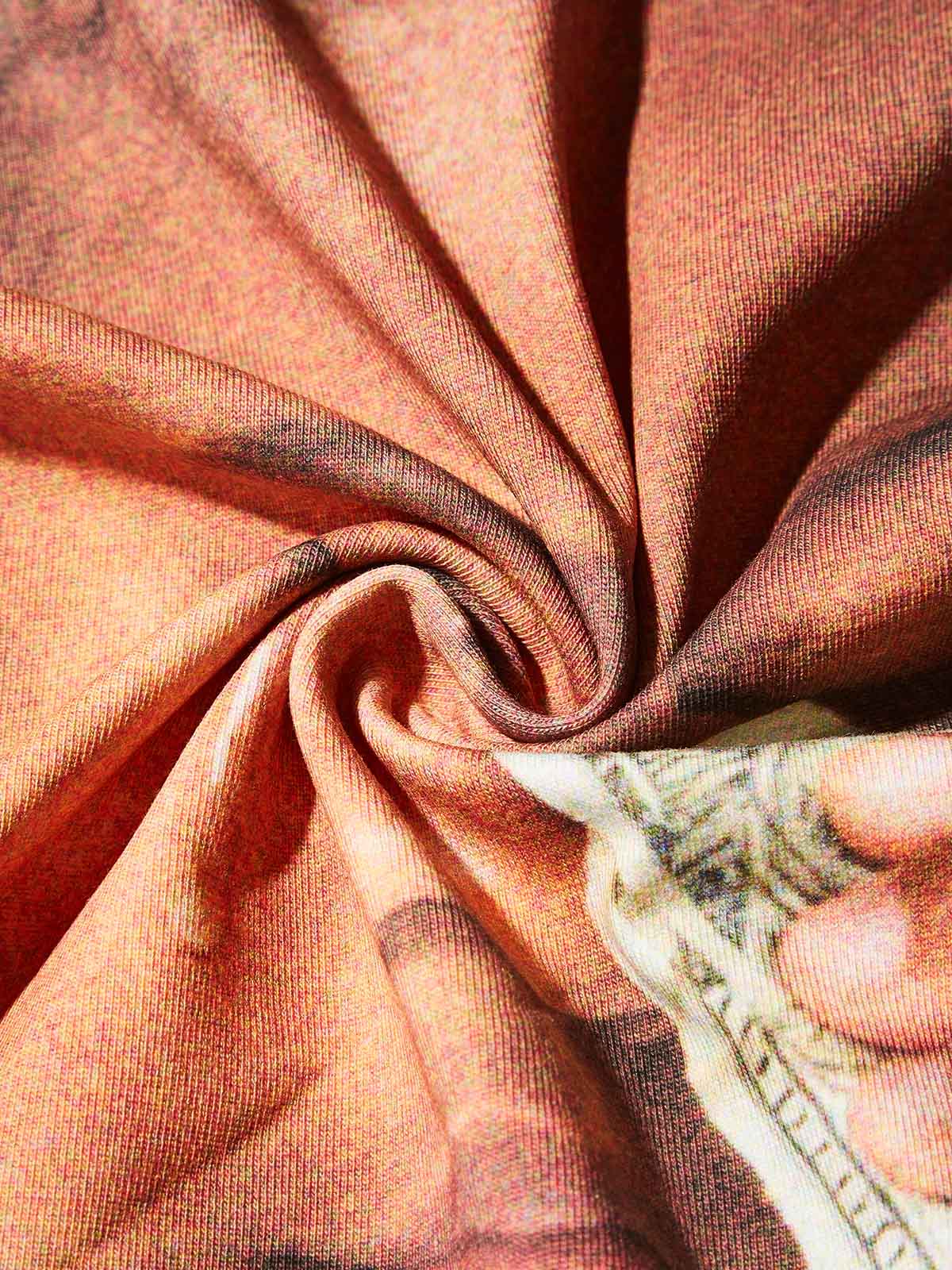 "Do not be deaf to my weeping" Girl Wiping Tears with Money Print T-shirt