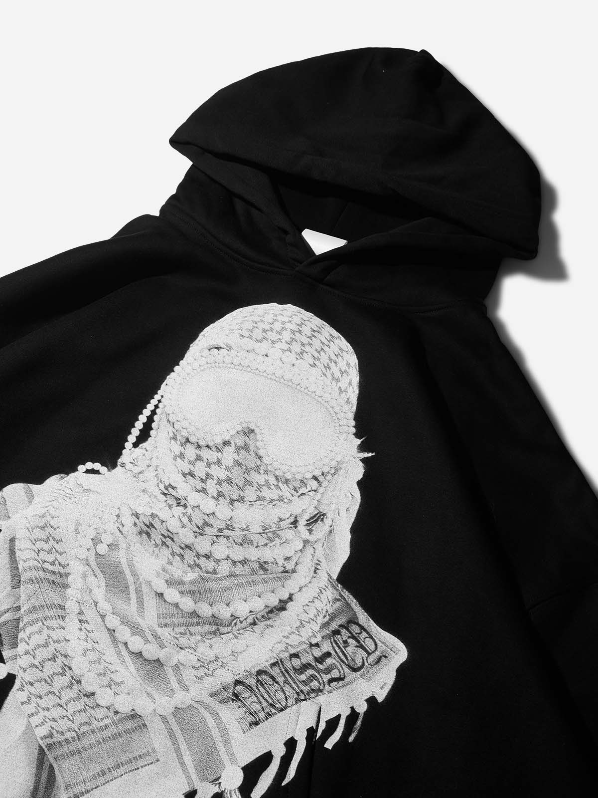 Pearl Desert Headgear Black Tech-Fabric Hoodie