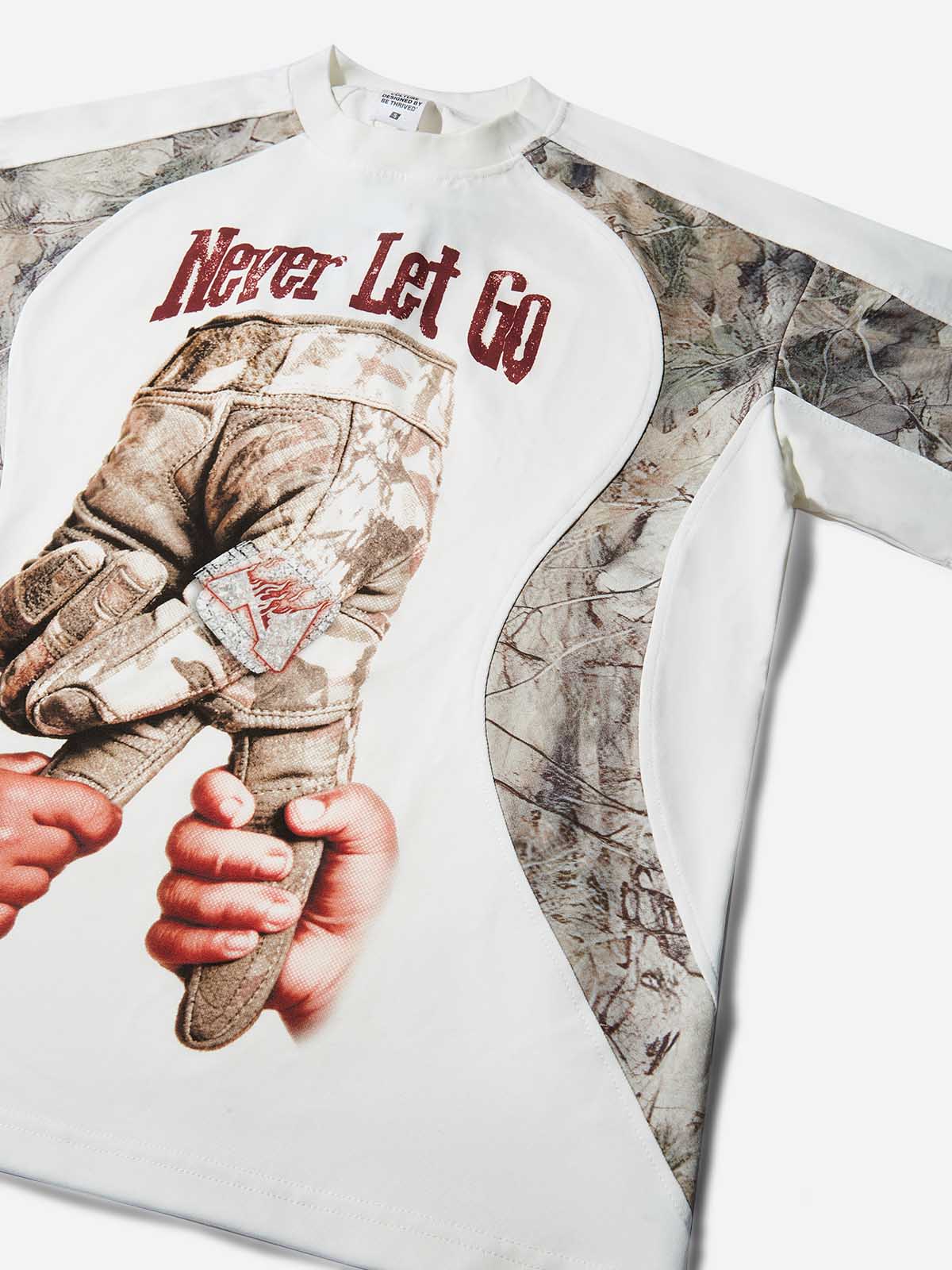 "Never Let Go" Real Tree Print T-Shirt