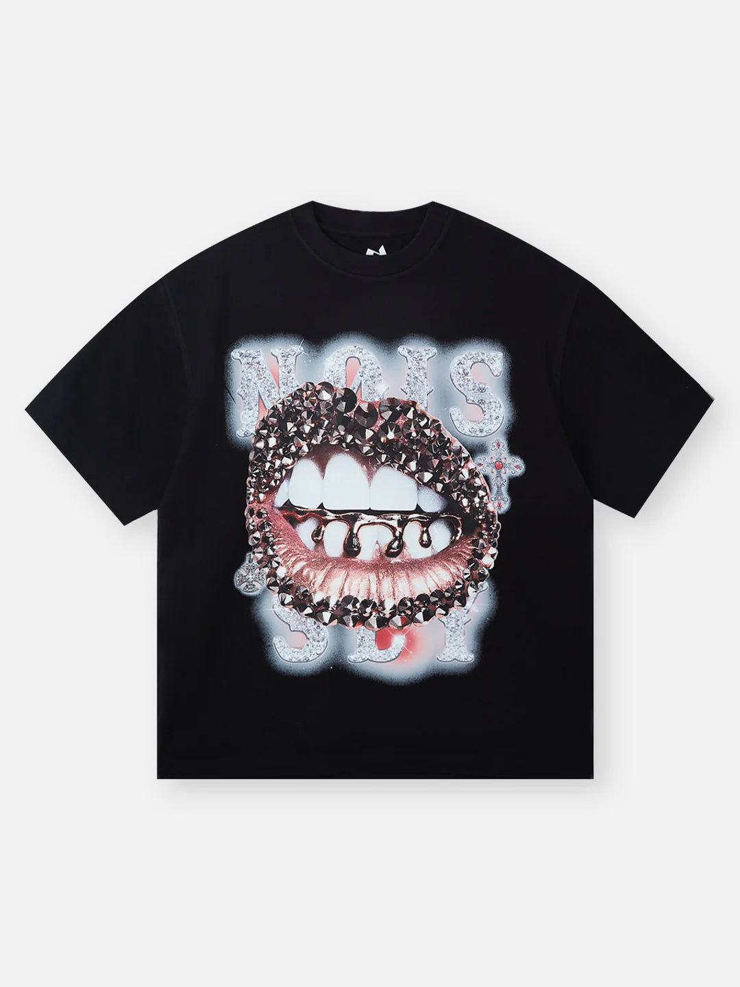 BOUNCE BACK Original Diamond Lips Printed T-shirt