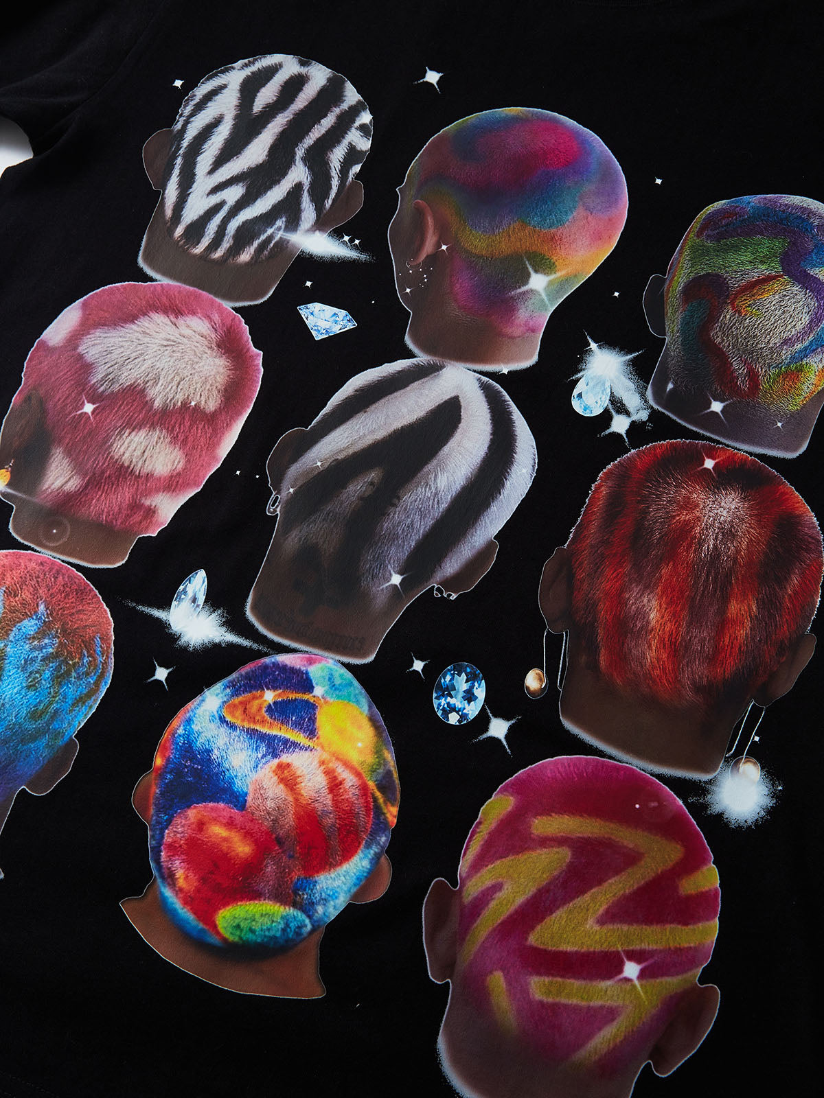 BOUNCE BACK© Exclusive Colorful Diamond Print T-Shirt