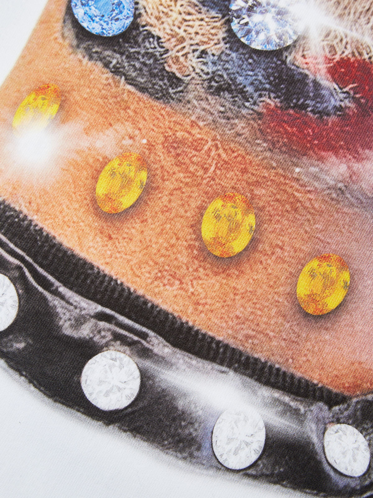 BOUNCE BACK© Colored Hair Diamond Print T-shirt