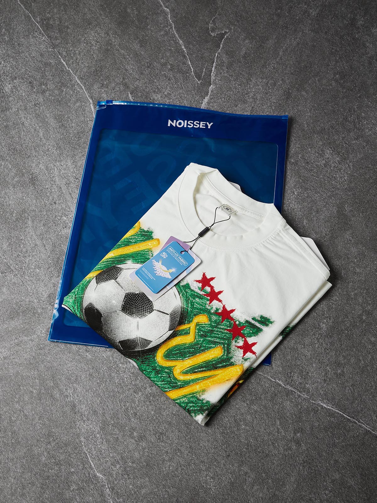 NOISSEY "Football Glory" World Cup Stadium Graphic T-Shirt - Racing White