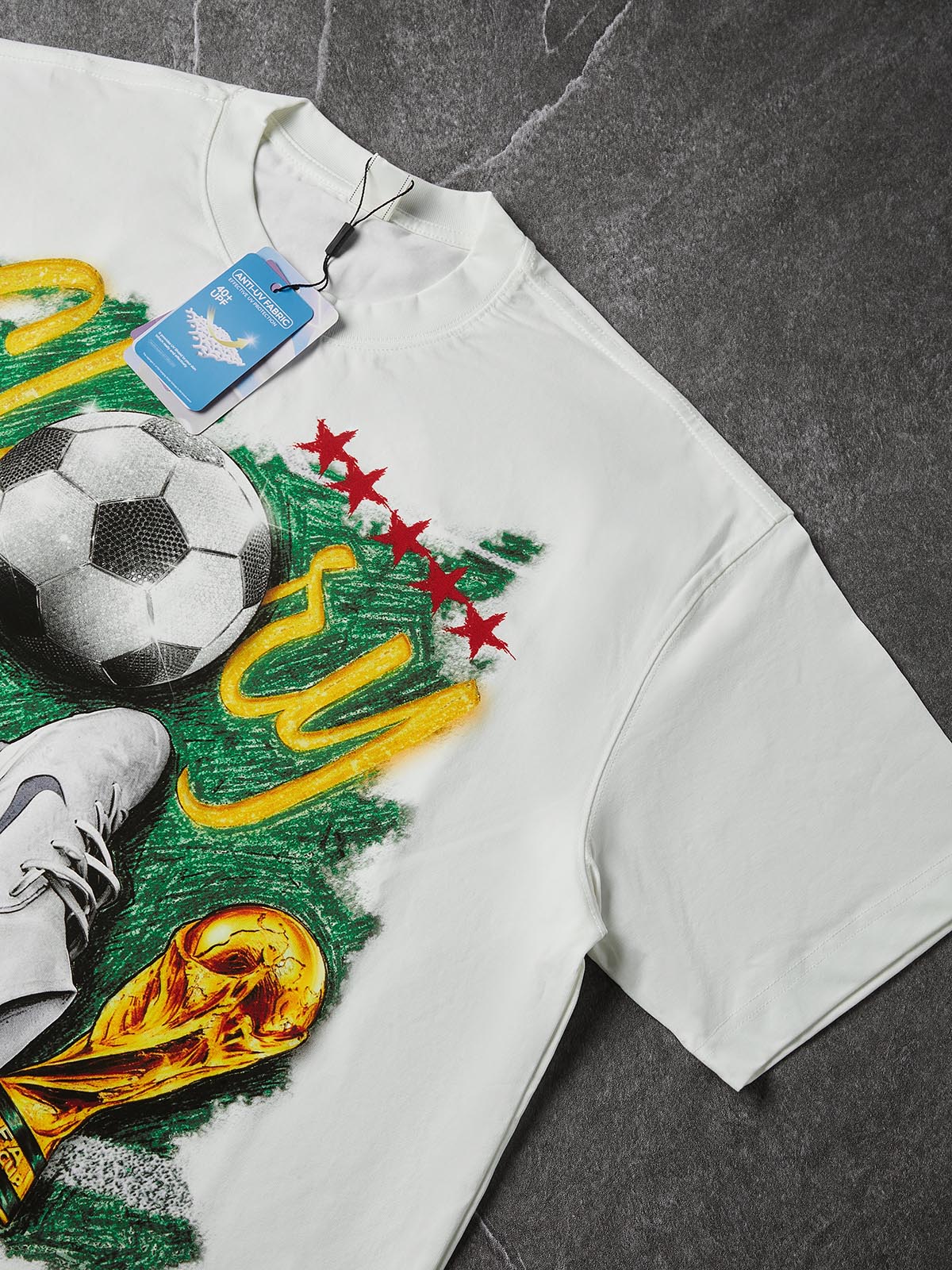 NOISSEY "Football Glory" World Cup Stadium Graphic T-Shirt - Racing White