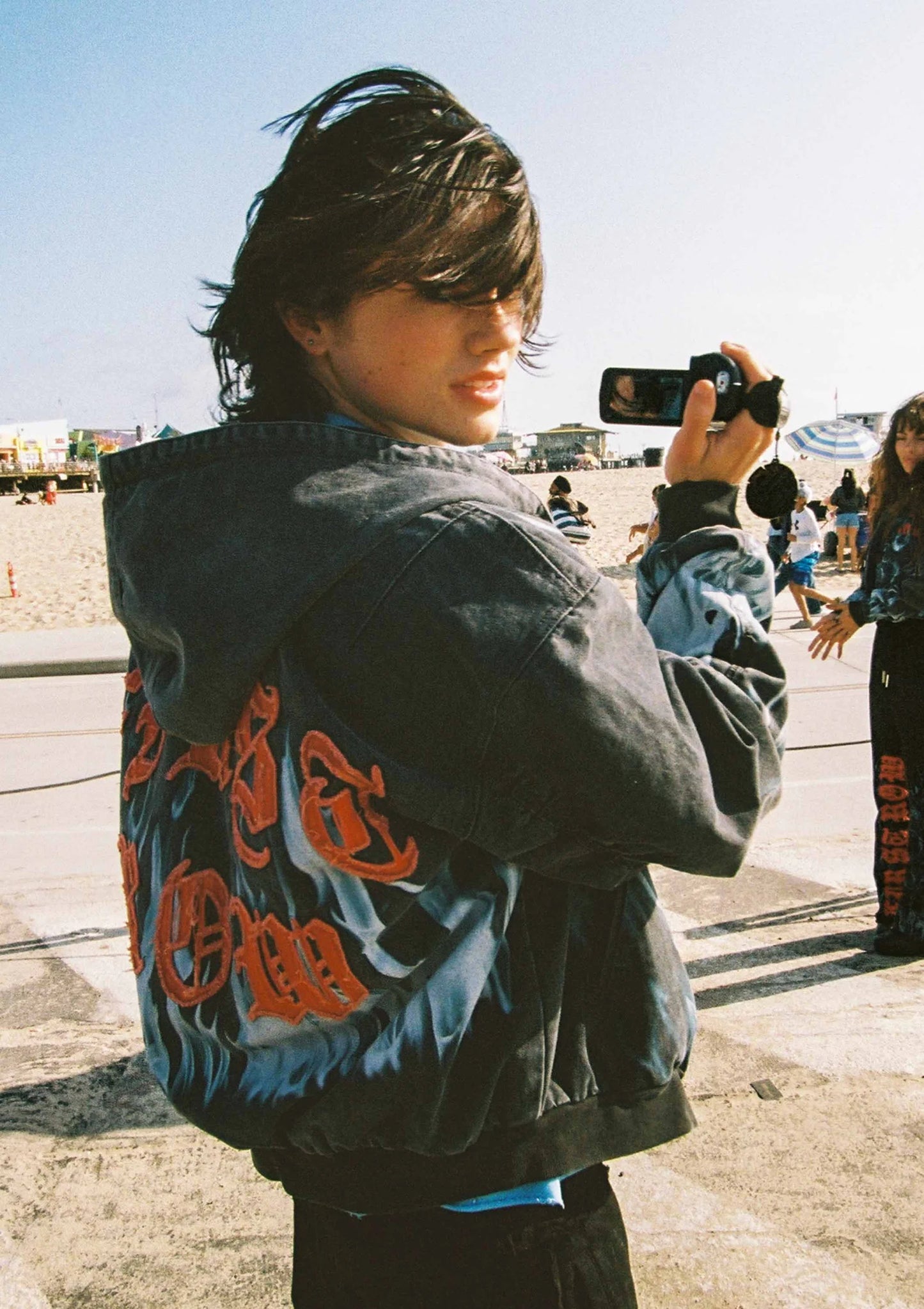 First Row Wake Up And Be Fierce Flame Hood Jacket