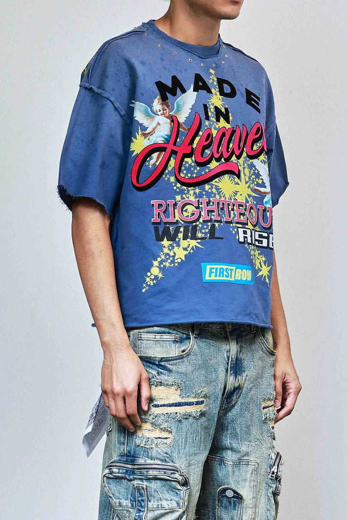 First Row T-shirt " Made In Heaven RIGHTEOUS WILL RISE "