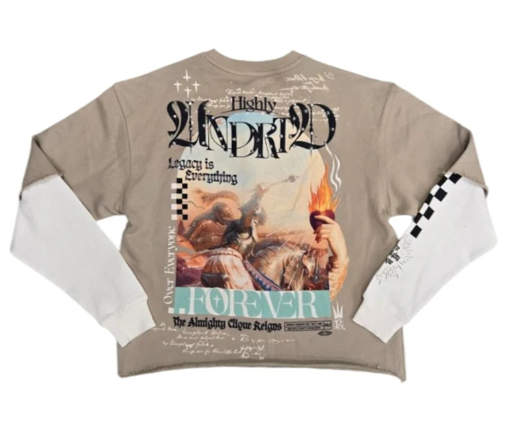 UNDRTD Long Sleeve " Grey "