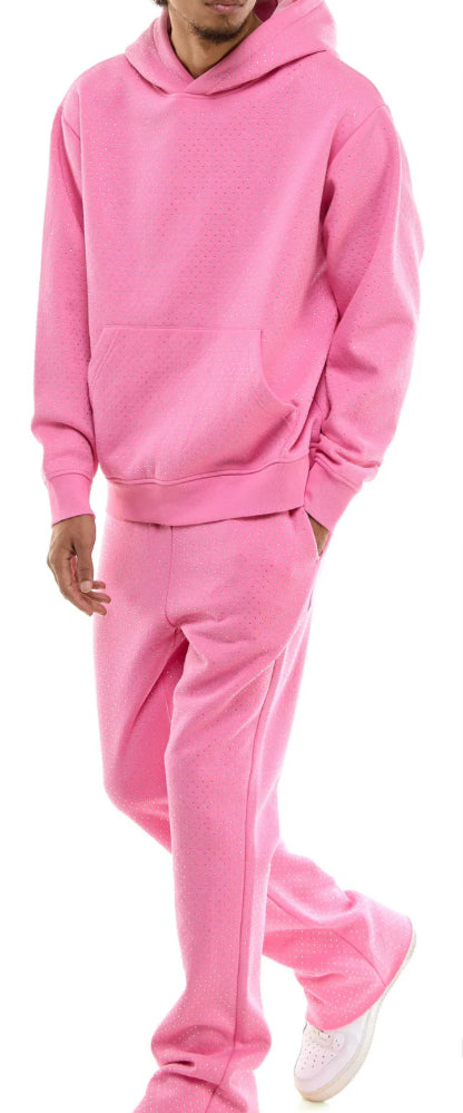 KDNK RHINESTONE SET PINK