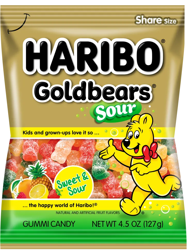 ours d'or acides Haribo