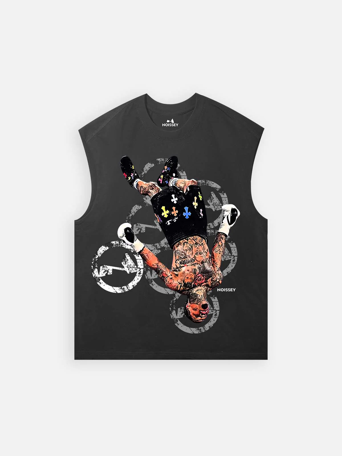 Noisey chrome KO tank top
