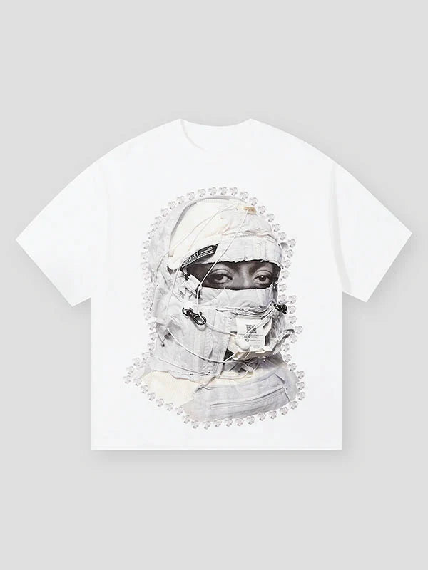 Noisey bounce back function print tee