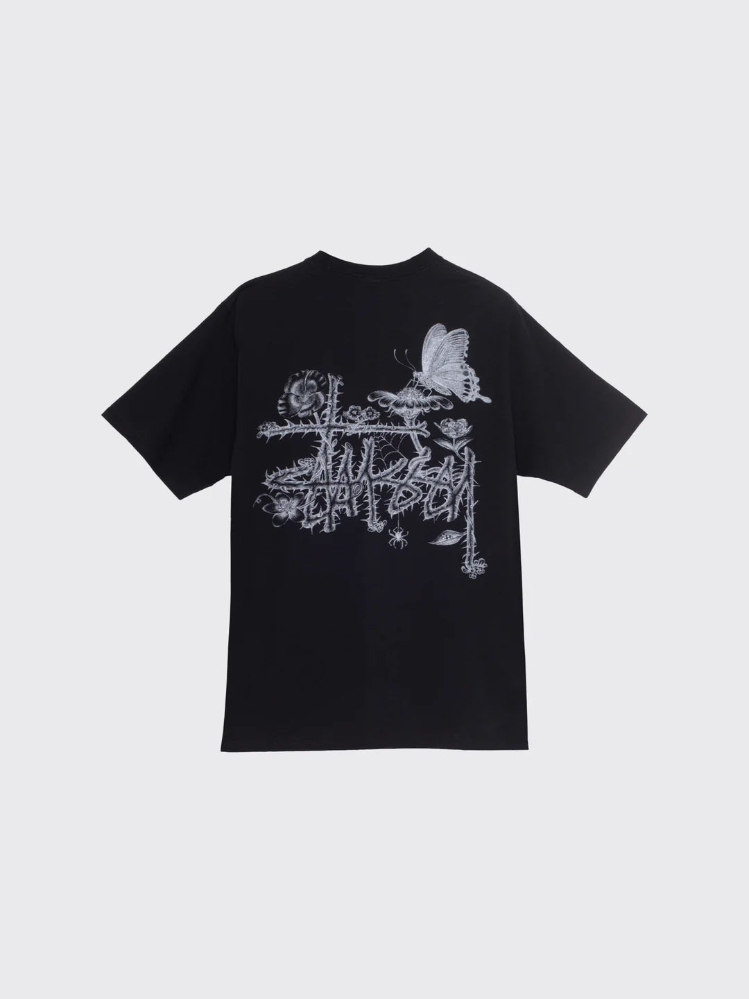 stussy in bloom t-shirt black