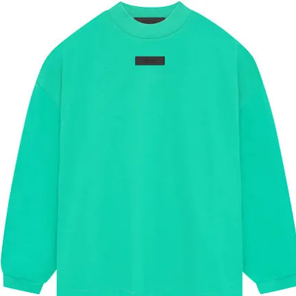Fear of God Essentials Long-Sleeve Tee “Mint Leaf”