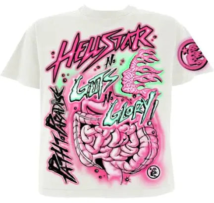 Hellstar No Guts No Glory T-Shirt White