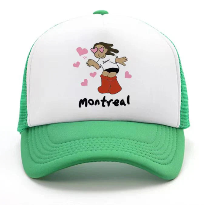 Casquette de camionneur Leviter verte