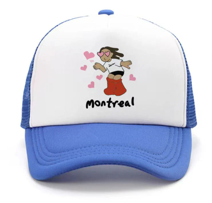 Casquette de camionneur Leviter bleu