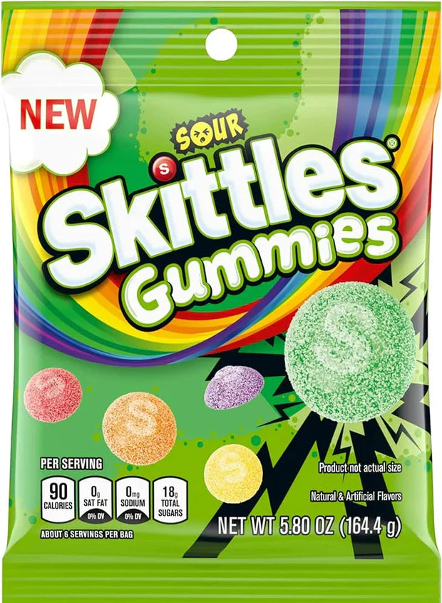 Bonbons acidulés Skittles