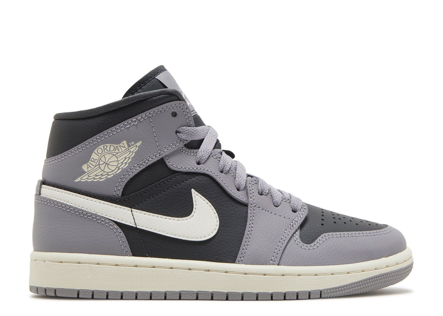 Jordan 1 Mid gris ciment W