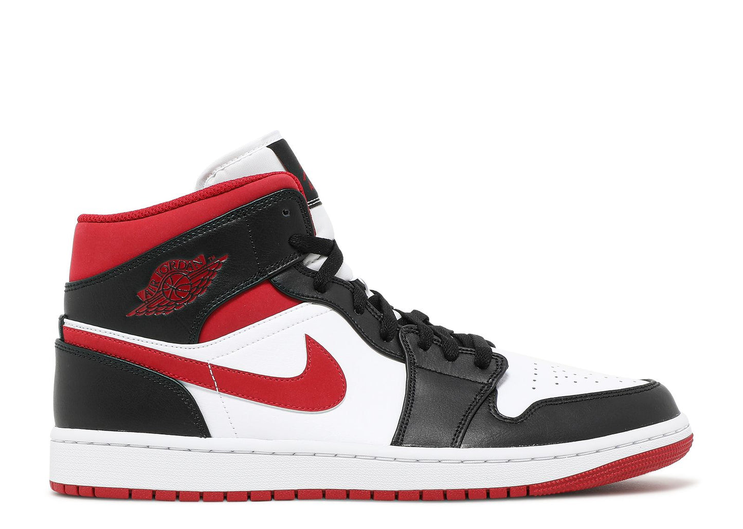 Jordan 1 Mid Gym Rouge Noir Blanc