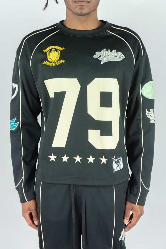 World class airmesh L/S tee - 1163-213 - black