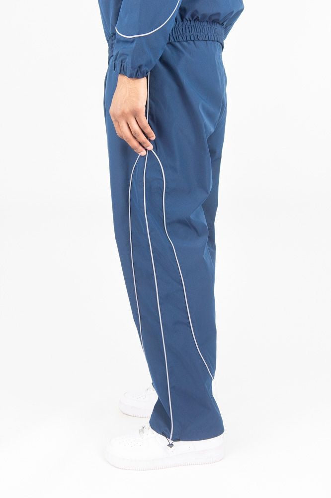 Piping ripstop pants - 1100-430 - navy